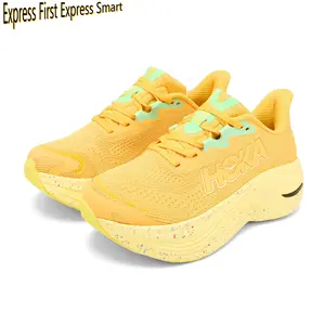Vibrant Yellow Performance Sneakers – Seamless Mesh Fabric, Memory Foam Insole & Durable Traction Sole, Streetwear Style Ideal for Urban Commute & Light Jogging