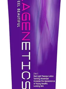 Collagenetics 2-in-1 Red Light Therapy Prep & Tanning Lotion - 8.5 oz