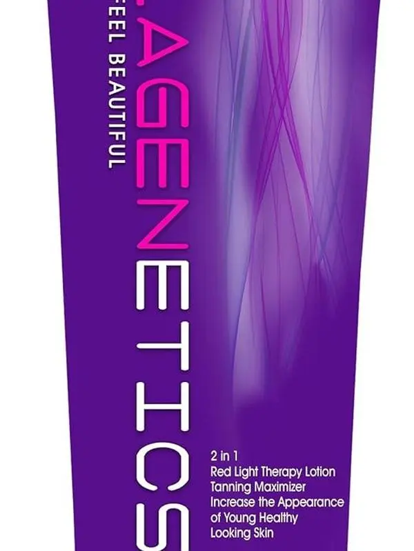 Collagenetics 2-in-1 Red Light Therapy Prep & Tanning Lotion - 8.5 oz