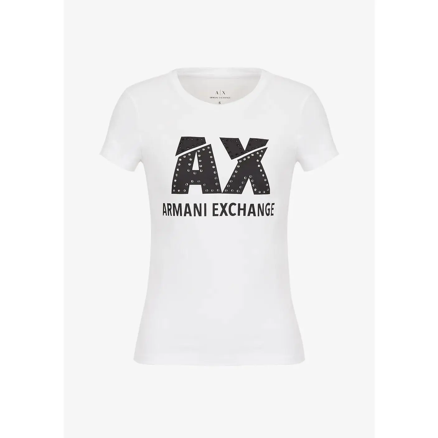 armani exchange white black women tshirts