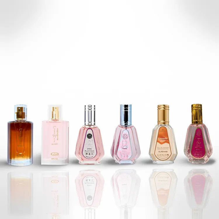 Lattafa Women's Fragrance Multi-Pack Gift Bundle - 50ml Gourmand Fragrance (Caramello, Choco Musk, Marshmallow) & Floral Fruity Woody EDP (Yara, Hayaati Exotic, Hareem Al Sultan) - Long-Lasting Sweet Perfumes for Women, Bundle Offering