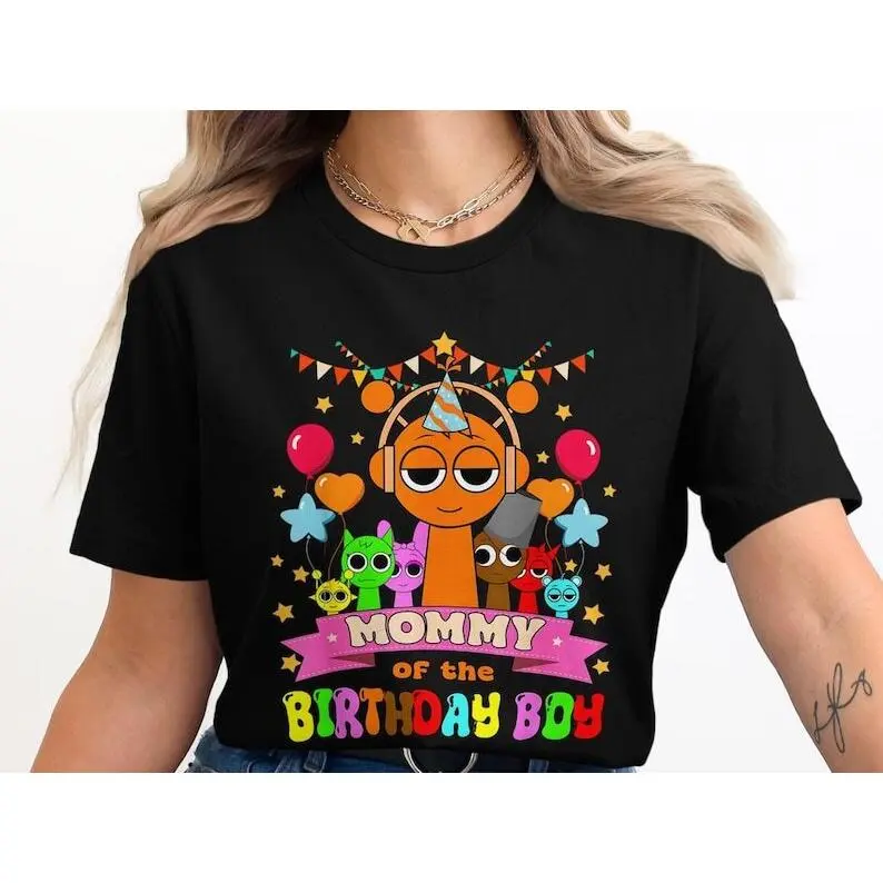 Sprunki Birthday Shirt | Birthday Decorations |Momy Birthday Printable Sprunki Boys and Girls |