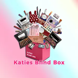 Katie's Limited Edition Makeup Kit Set, 25 Beginner-Friendly Cosmetics (Eyeshadow Palette, Lip Gloss, Eyeliner) in Elegant Pink Mixed Box, Beauty & Beginner Kit for All Skins, Ideal Gift for Women