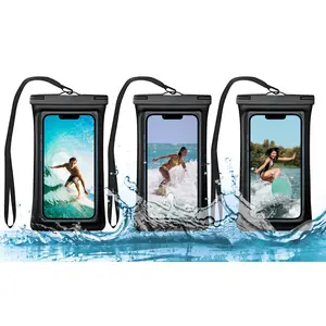 Multipack Waterproof Cellphone Pouch with Neck Cord (3-Pack) Organiser Dual Lightweight Photo Protective Cover All Weather Protector