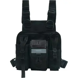 Radio Chest Bag Walkie Talkie Chest Front Pack Chest  with Radio Pouch for  Kenwood Arcshell  Two Way Radio