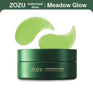 [ZOZU Authorized Store]Avocado Moisturizing Eye bagMask,60pcs/set Under Eye Mask, Eye Care Product for Dark Eye Bags, Skin Care  Gift Moisturizer Hydrating Comfort