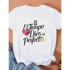Lightweight and Breathable Women’s Tee Featuring Uplifting Spanish Quote