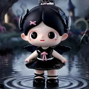 QIQI-ID world Series Bling Box Mystery Boxes Bag Pendant Bunny Plush Dolls Soft Collectibles