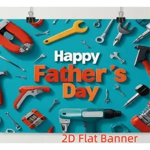 1PC,2D Flat Customize Backdrop Father's Day Tool - Themed Decorative Backdrop, Festival Party Photo Background Cloth, Family Gathering Event Atmosphere Decoration Backdrop, Ideal for Father's Day C