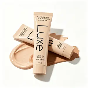 Luxe Color Changing Foundation for Women – Instantly Adapts to Your Skin Tone – Buildable Light-to-Medium Medium Dark-to-Dark Coverage – Natural Dewy Finish – 12-Hour Wear