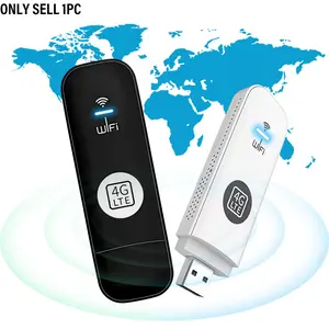 4G LTE WiFi Router Unlocked Mobile Hotspot, 150Mbps High-Speed Internet with Micro SIM Card Slot, Supports 10 Devices, Plug & Play, Compatible with 100+ Countries, Portable Design for Home, Office, Outdoor