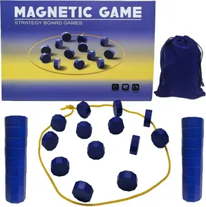 Magnet Chess Game Magnet Game with String for Easter Basket Stuffers Family Games Night, Great Fun Puzzle Strategy Games for Family & Party, Camping Tops, Game Collections