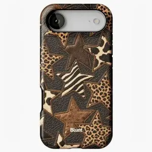 Blunt Cases – Vireli Case Y2K Summer Trend 2025 Leopard & Star Aesthetic Compatible with 11–17 Pro Max Cute Gift For Iphone 17 pro max and more Phone Cases Phone Cover Hard Case Tough 2-piece Phone Case