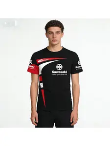 Kawasaki Personalized Training Racing Suit - Comfortable and Breathable 3D T-Shirt