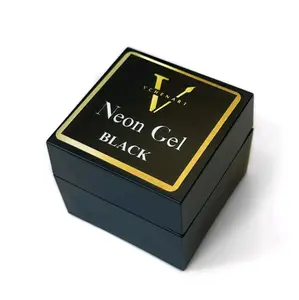 Black Gel Paint for Nail Art and Manicure