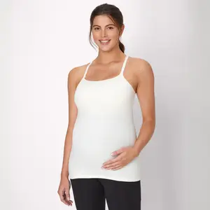 Hanes Maternity Women's Nursing Racerback Tank Camisole Comfortable Fit Soft Stretch Fabric Breathable Mt100 Hanes Maternity Women's Nursing Racerback Tank Camisole Comfortable Fit Soft Stretch Fabric Breathable Mt100