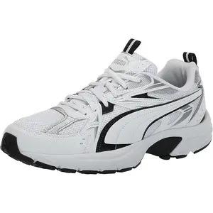 Men's Puma Milenio Tech Puma White-Puma Black-Silver (392322 01)