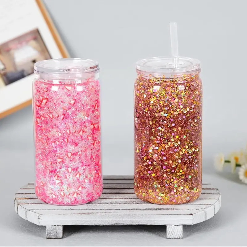16 oz snowglobe cups
