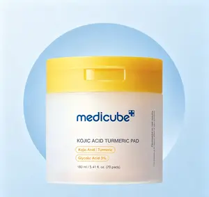 Medicube Kojic Acid Turmeric Clarifying Toner Pads 70ea Calming Niacinamide Glycolic Acid Post Spot Care Brightening Korean Exfoliating Skin Care