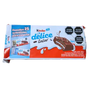 Kinder Delice chocolate cupcake Snack
