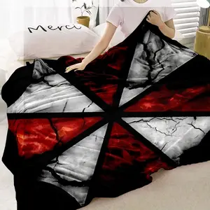 1pc Flannel Digital Print Blanket, Soft Warm Blanket, Air Conditioning Blanket, Nap Blanket, Car/camping Blanket, Multifunctional Blanket, Cozy Throw Blanket, Lightweight Throw Blanket, Perfect Gift