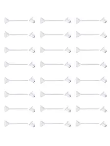 Transparent Silicone Stud Earrings, 12 Pairs Clear Ear Piercing Jewelry for Women & Men, Versatile Accessories for Women Birthday Gifts