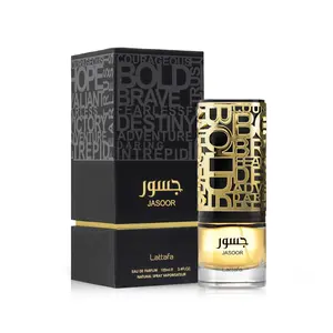Lattafa Jasoor Eau De Parfum Spray for Men, 3.4 Ounce