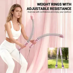 Cordless Resistance Band with Weights  Wireless portable resistance band system featuring an adjustable weight end, ideal for home gyms, high-intensity interval training, and strength training. Runs quietly with no cable clatter.