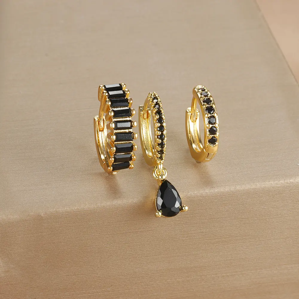 E1575 Gold Black 3PCS
