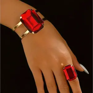 Women’s Mini Jewelry Set – Bracelet, Ring & Pearl Ring | Minimalist Everyday Accessories & Holiday Gift