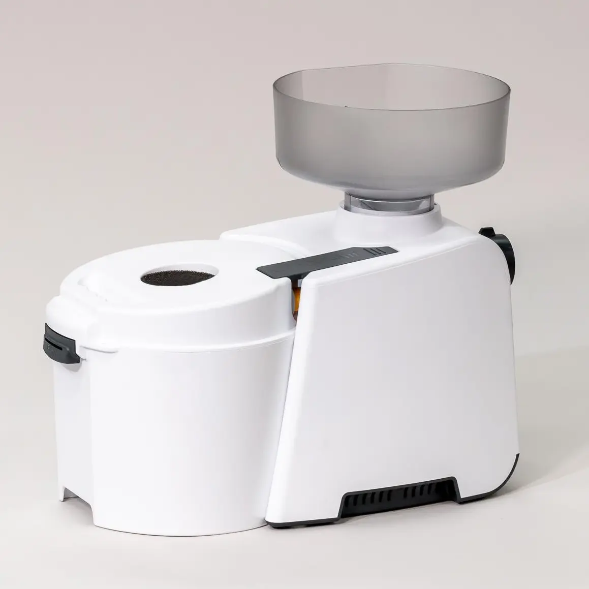 NutriMill Impact Grain Mill - Plastic-Body Household Specialty Kitchen Appliance, Quiet Operation, Compact Small Footprint, Compatible with Bread Makers for Home Grain Grinding