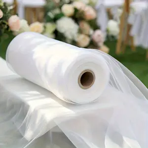 Wedding Net Fabric Roll, DIY Wedding Decoration Soft Mesh Cloth, Bride Dress Accessory, Tablecloth, Arch Photo Booth Decor