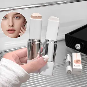 Two-In-One Color-Changing Foundation Stick, Lightweight Flawless Natural Finish, Hydrating Moisturizing Concealer Long-Lasting Coverage Makeup, Perfect Base Cosmetics