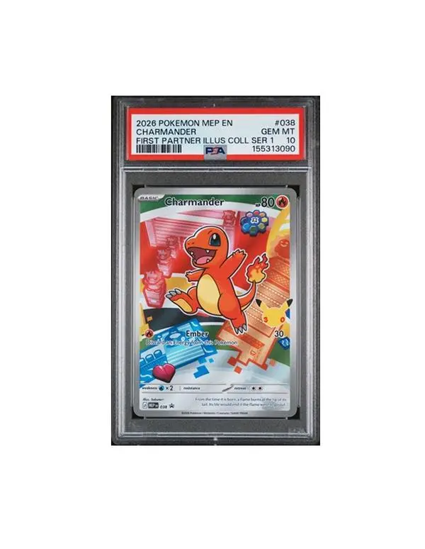 Charmander First Partner #38 PSA 10