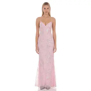 Lucy In The Sky Lioréa Embellished Maxi Dress