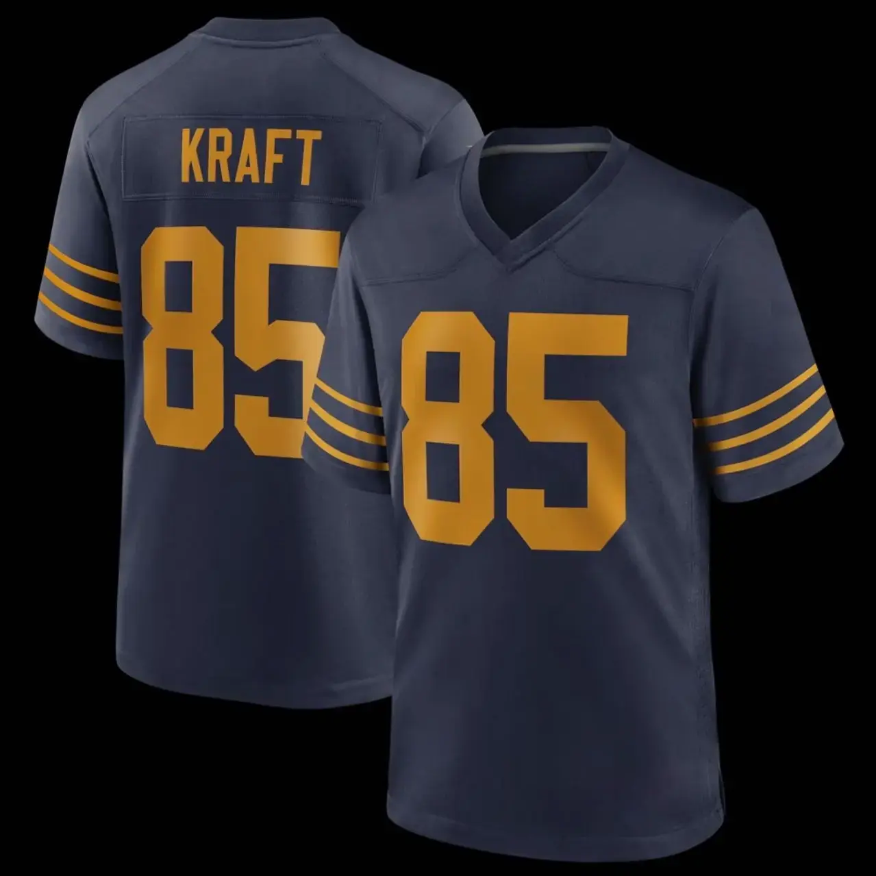 Unisex Football inspired by Kraft 85 Green Bay Alternate Game Jersey - Navy