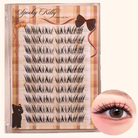 Fresa Beauty Spooky Kitty Halloween Manhua Cluster Lashes