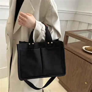 Large Canvas Tote Bag for Women,Womens Laptop Work Book Bags Crossbody Purse Handbag Shoulder Travel Messenger Gym Totes