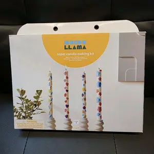 Mondo Llama Taper Candle Decorating Kit