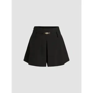 Cider [size 0-26] Pleated Shorts With Belt