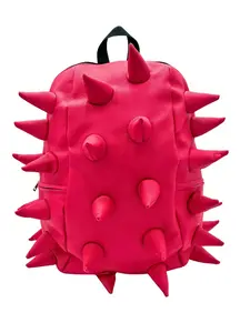 Think Pink Backpack for Women - Functional Backpack with Multiple Compartments and Pockets with Super Fun and Funky Spike Design - Turn Heads!