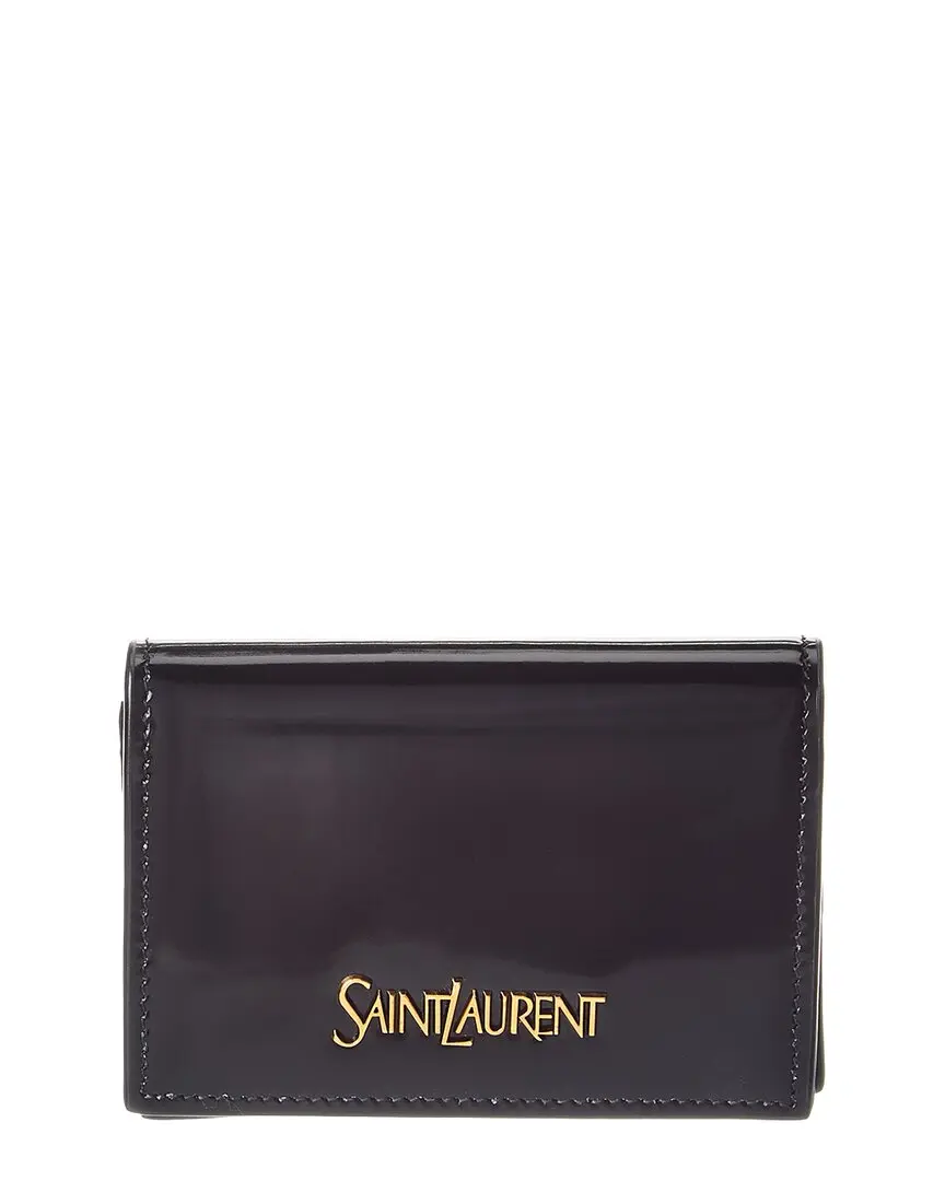 Saint Laurent Signature Leather Card Case