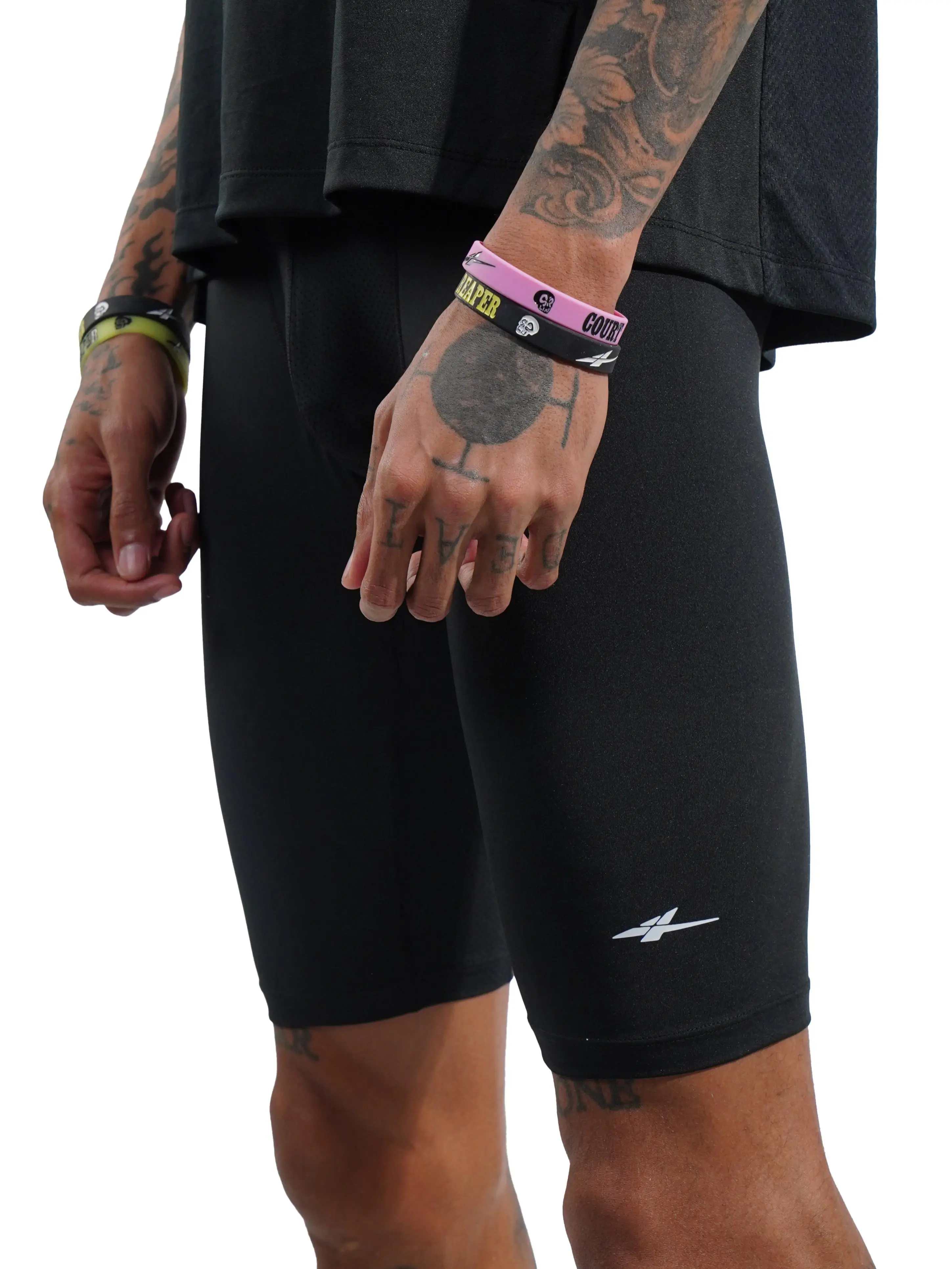 SPO Pro Compression Shorts, Men's Moisture-Wicking Athletic Performance Base Layer, For Sports Basketball Training Gym, Basketball Game Gear