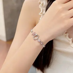 This Hello Kitty bracelet is so shiny & delicate!