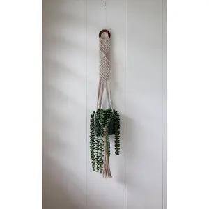 Macrame Plant Hanger - Isabella - Off White