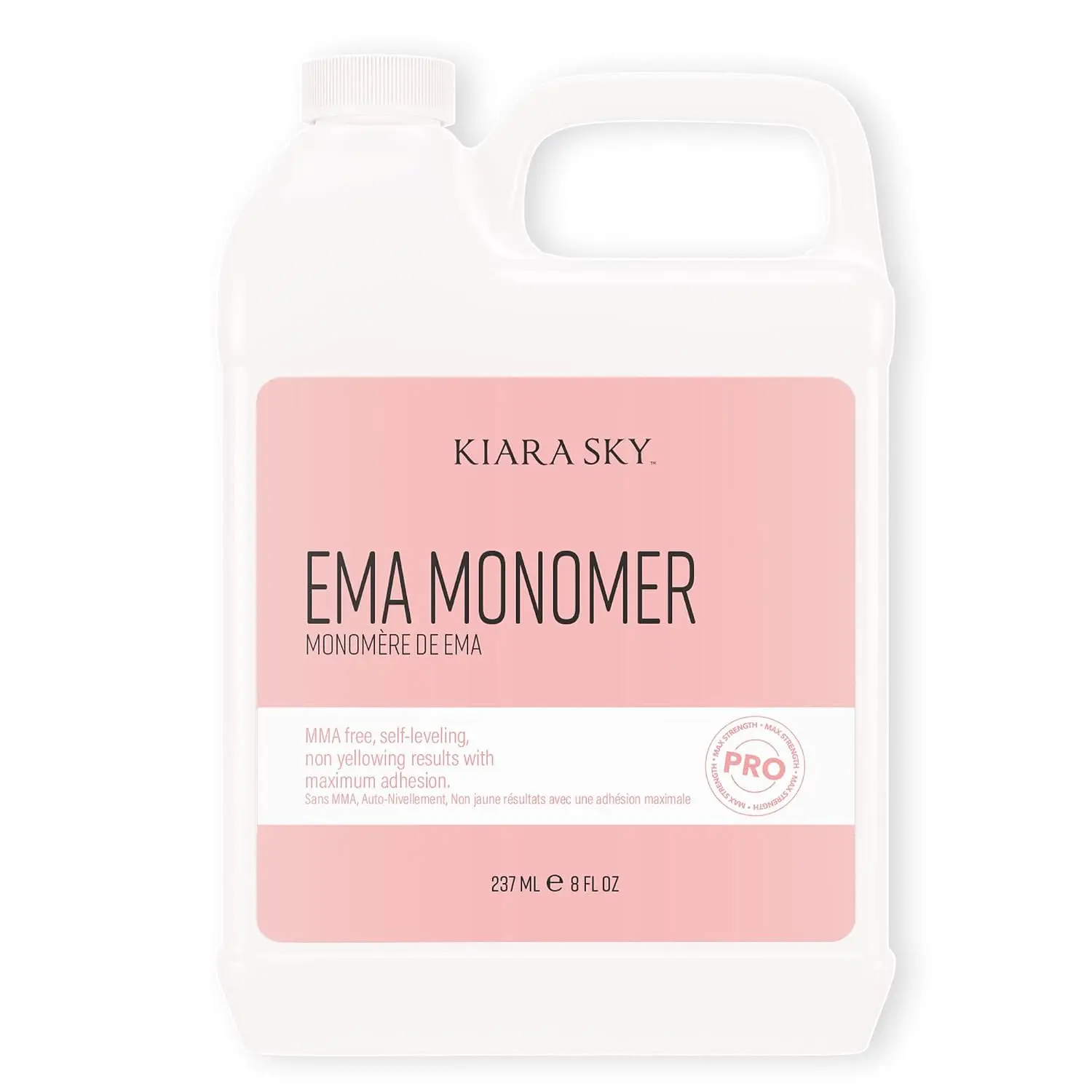Kiara Sky EMA Monomer - Professional Acrylic Liquid, 8 Fl Oz for False Nail Kits & Art Decoration Needs
