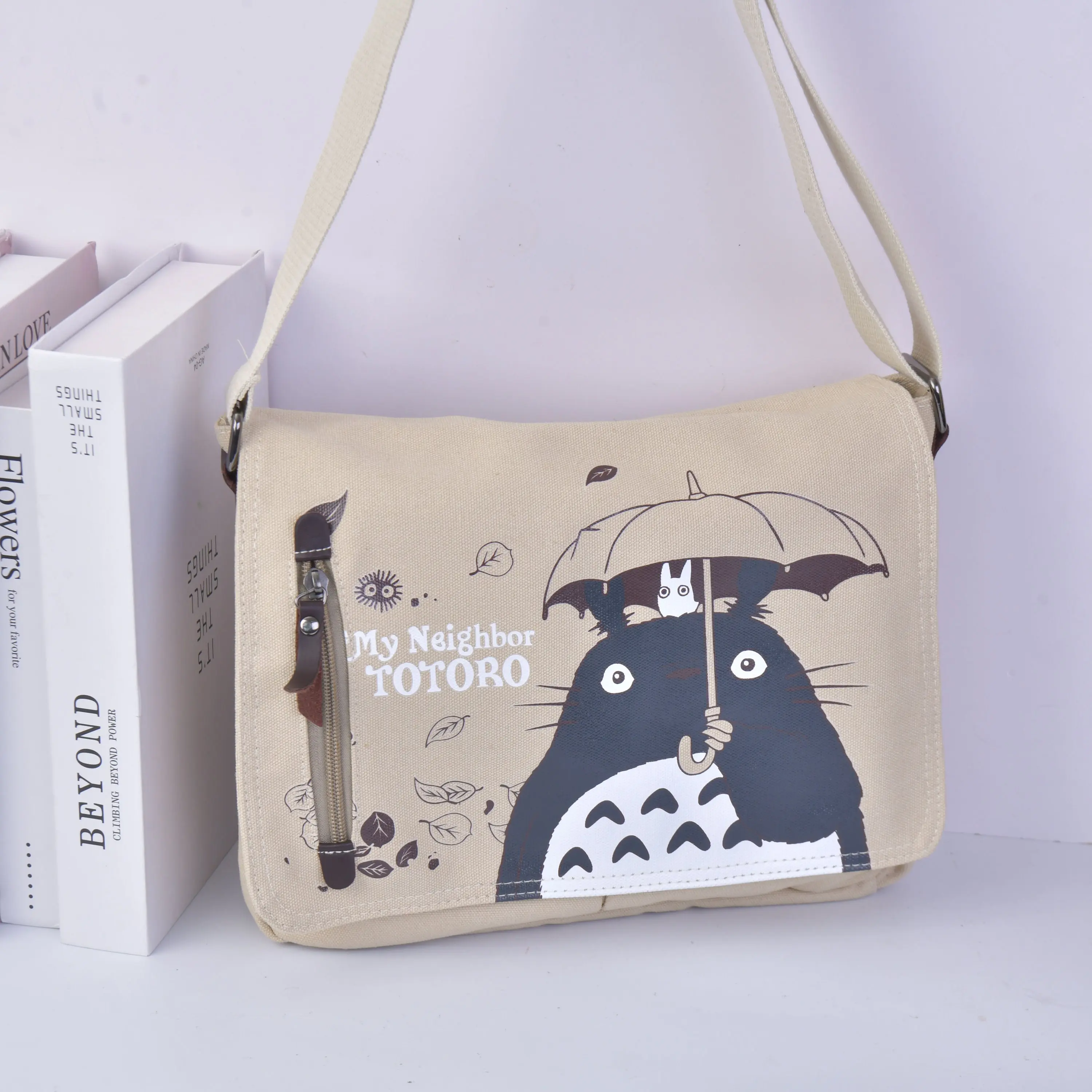 Cute Canvas Satchel Bag, Japanese Shoulder Handbag,School Message Bag,Birthday Gifts,Back to School Essentials
