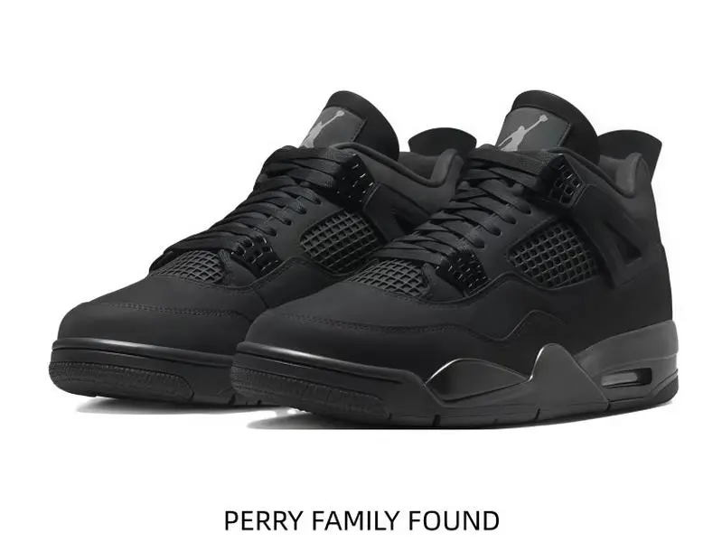 Jet Black Monochrome Casual Footwear Grid Mesh Vent Panels Robust Rubber Outsole Geometric Frame Structure For Urban Outdoor Wandering