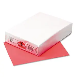 212 MAIN Multipurpose Colored Paper, 24lb, 8.5x11 Coral Red Colorful Note Sheets, 500 Sheets/Ream, Acid-Free, Laser Print Compatible Office Stationery, Sheets Paper