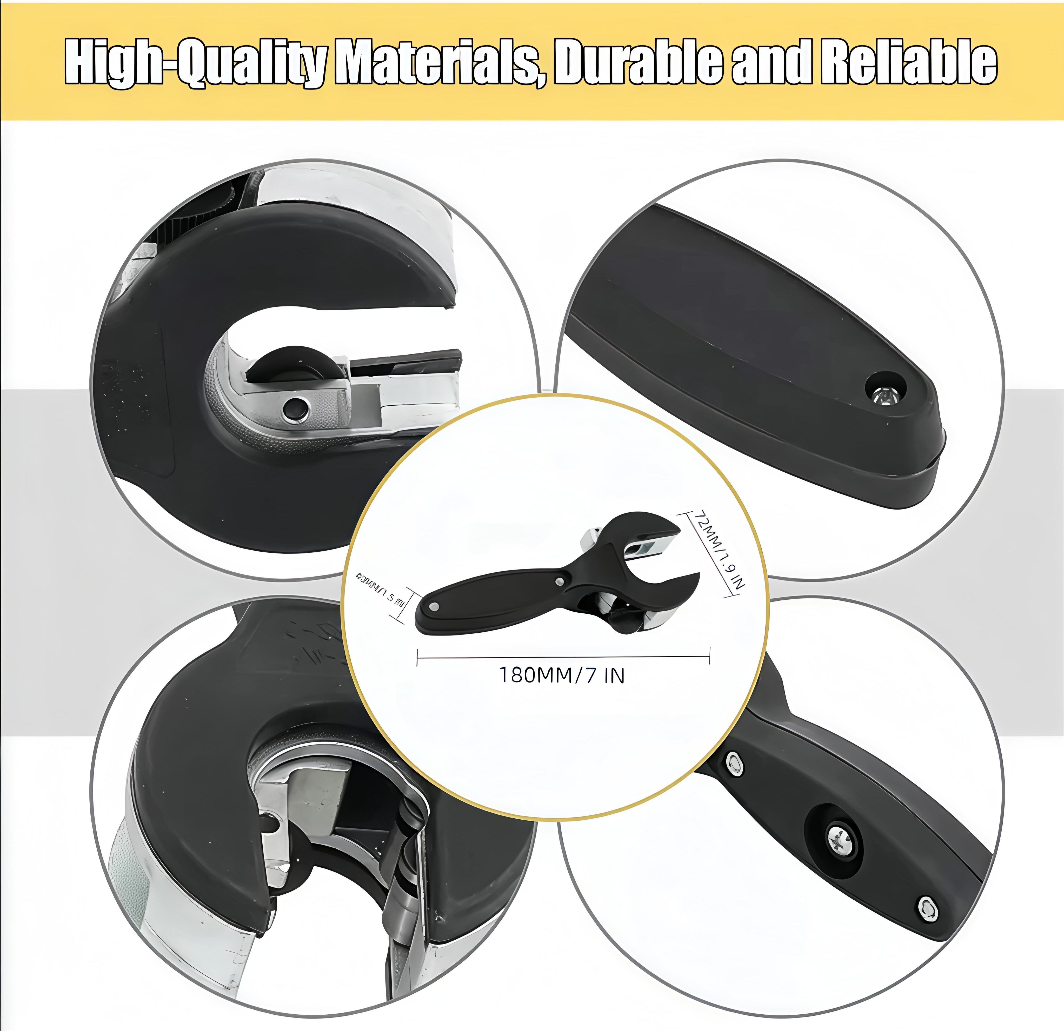 Ratchet Pipe Cutter - Canlaten·U Adjustable Ratchet Pipe Cutter, suitable for 5/16“ to 1-1/8” pipes, HVAC repair tool, copper pipe cutter, 2-in-1 pipe cutter, one-handed quick-cut tool, suitable for PVC and soft metals, household use (black)